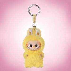 LETTER “P” - Yellow Pin for Love Labubu Letter P Pop Now Labubu P is for Peace